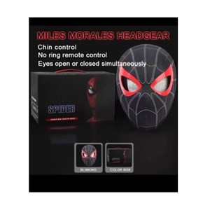 ماسک صورت مرد عنکبوتی کنترلی شارژی Spider-Man Mask Ring Remote Control_اکشن فیگور